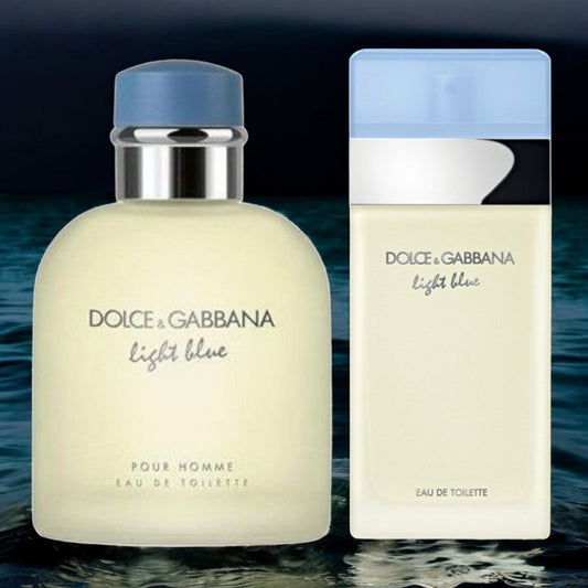 DOLCE & GABBANA - 2 LIGHT BLEU 100 ml( homme + femme )