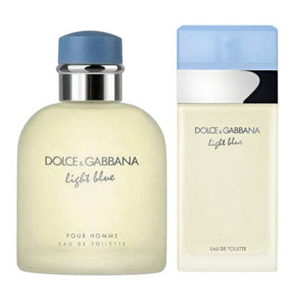 DOLCE & GABBANA - 2 LIGHT BLEU  100 ml( homme + femme )